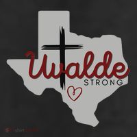Uvalde Uvalde Strong Pray For Uvalde Garment-Dyed Fleece Hoodie