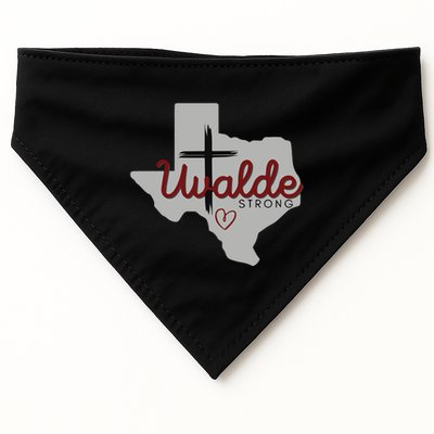 Uvalde Uvalde Strong Pray For Uvalde USA-Made Doggie Bandana