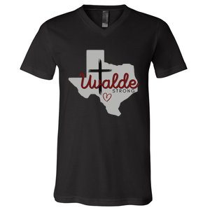 Uvalde Uvalde Strong Pray For Uvalde V-Neck T-Shirt