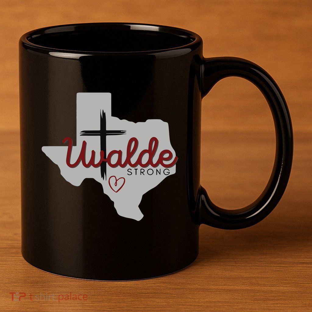 Uvalde Uvalde Strong Pray For Uvalde 11oz C Handle Ceramic Mug