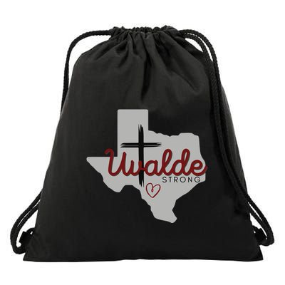 Uvalde Uvalde Strong Pray For Uvalde Drawstring Bag