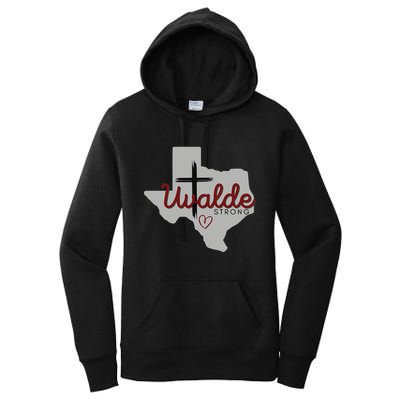 Uvalde Uvalde Strong Pray For Uvalde Women's Pullover Hoodie