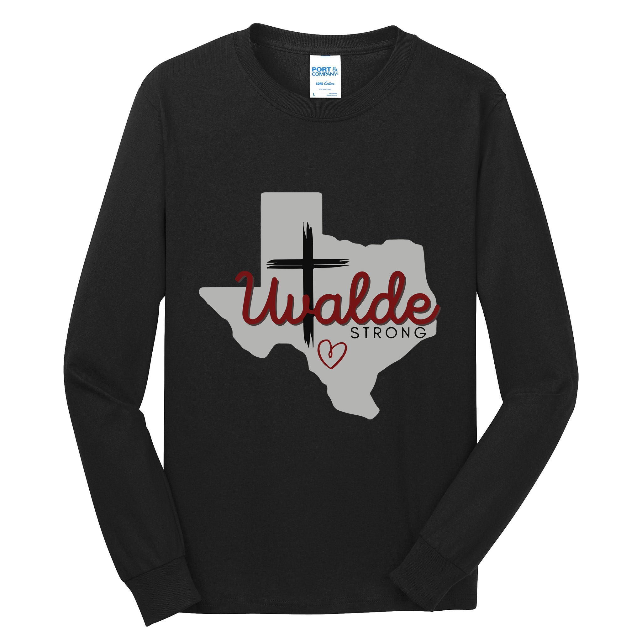 Uvalde Uvalde Strong Pray For Uvalde Tall Long Sleeve T-Shirt