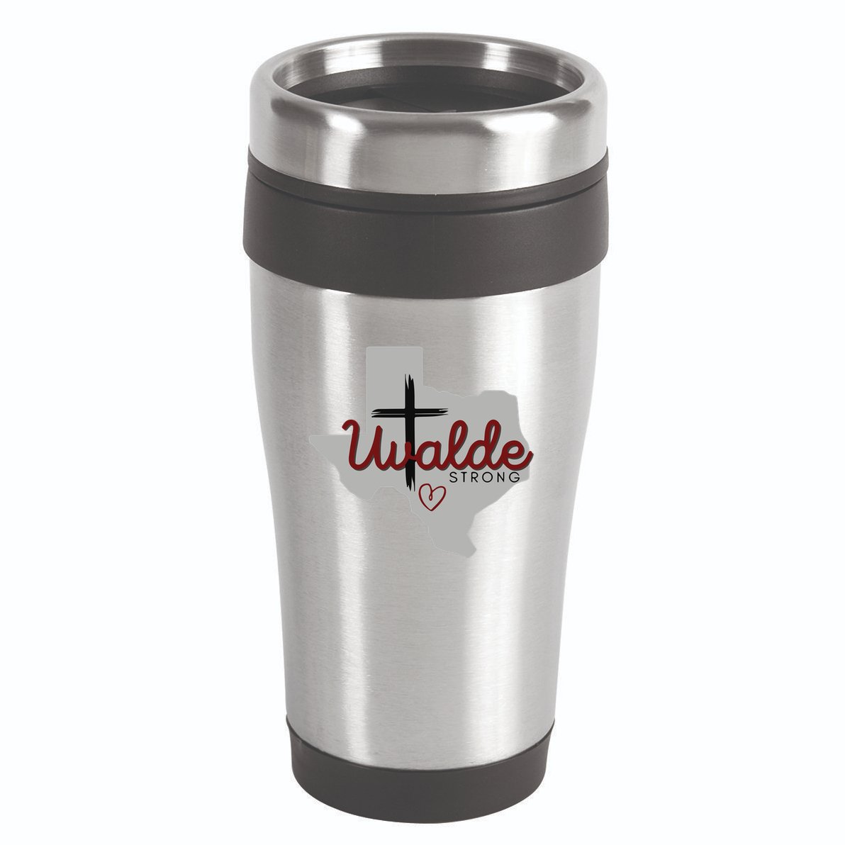 Uvalde Uvalde Strong Pray For Uvalde 16oz Travel Tumbler