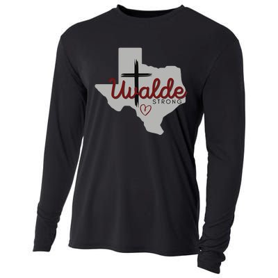 Uvalde Uvalde Strong Pray For Uvalde Cooling Performance Long Sleeve Crew