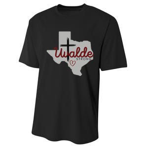 Uvalde Uvalde Strong Pray For Uvalde Performance Sprint T-Shirt