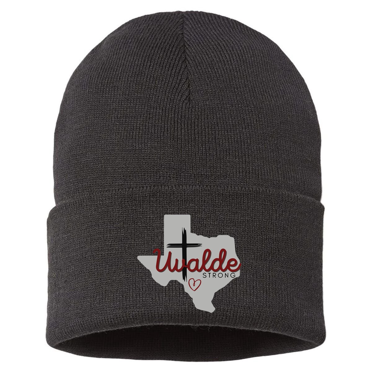 Uvalde Uvalde Strong Pray For Uvalde Sustainable Knit Beanie