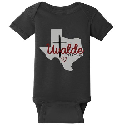 Uvalde Uvalde Strong Pray For Uvalde Baby Bodysuit