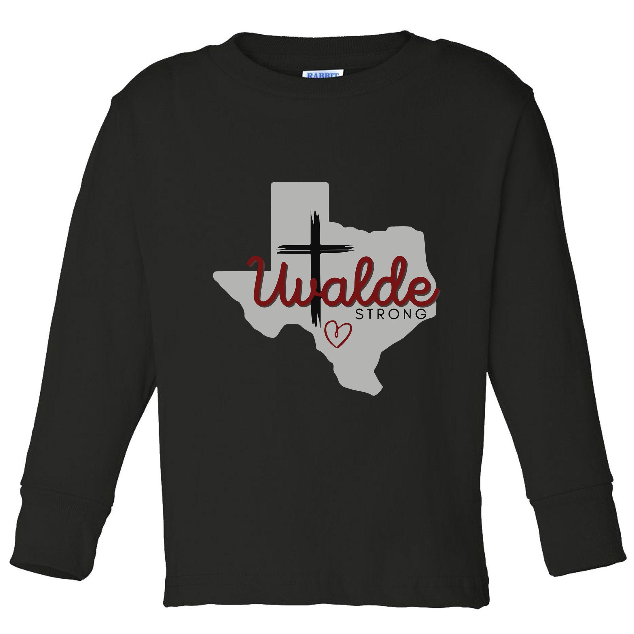 Uvalde Uvalde Strong Pray For Uvalde Toddler Long Sleeve Shirt