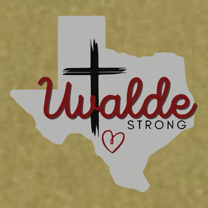 Uvalde Uvalde Strong Pray For Uvalde Garment-Dyed Women's Muscle Tee