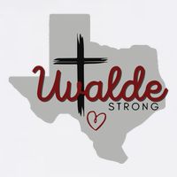 Uvalde Uvalde Strong Pray For Uvalde Garment-Dyed Sweatshirt