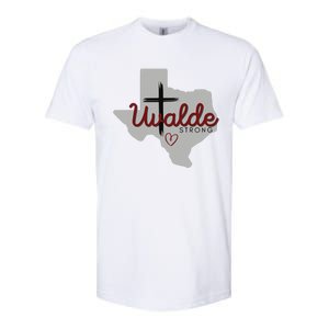 Uvalde Uvalde Strong Pray For Uvalde Softstyle CVC T-Shirt