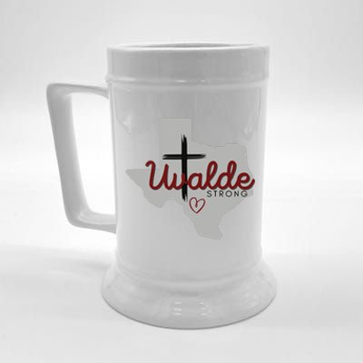 Uvalde Uvalde Strong Pray For Uvalde Beer Stein