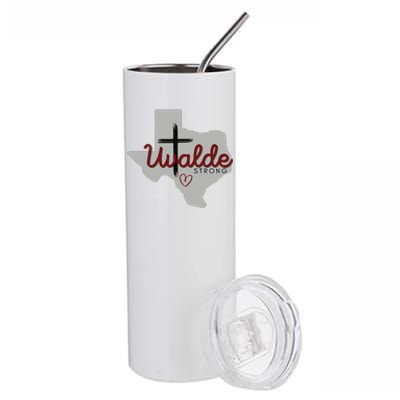 Uvalde Uvalde Strong Pray For Uvalde Stainless Steel Tumbler