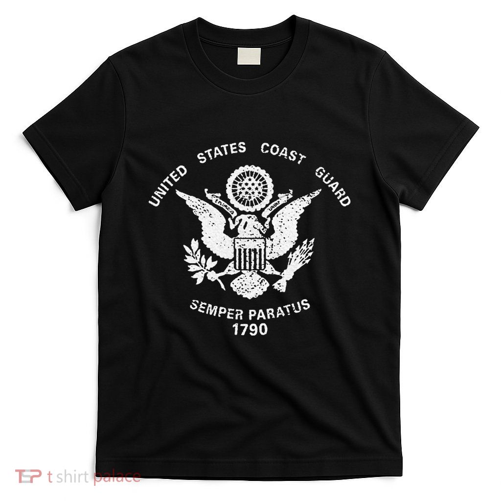 Us United States Coast Guard Uscg Eagle Flag T-Shirt
