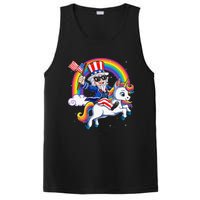 Unicorn Uncle Sam 4th of July Mericorn  USA Flag PosiCharge Competitor Tank