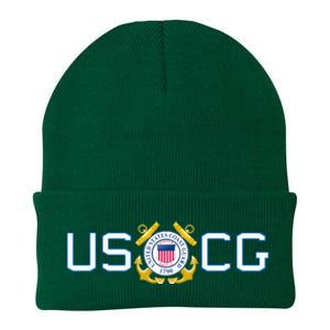 US UNITED STATES COAST GUARD USCG ANCHOR EMBLEM SEAL LOGO Knit Cap Winter Beanie