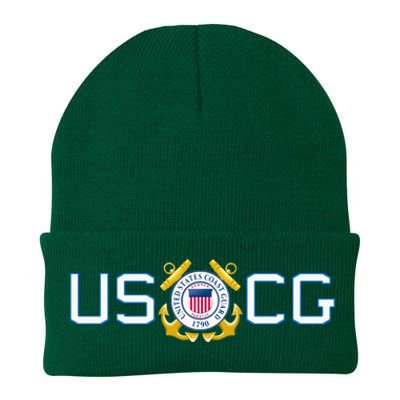 US UNITED STATES COAST GUARD USCG ANCHOR EMBLEM SEAL LOGO Knit Cap Winter Beanie