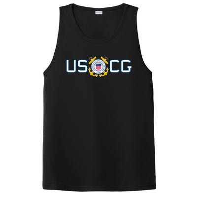 US UNITED STATES COAST GUARD USCG ANCHOR EMBLEM SEAL LOGO PosiCharge Competitor Tank