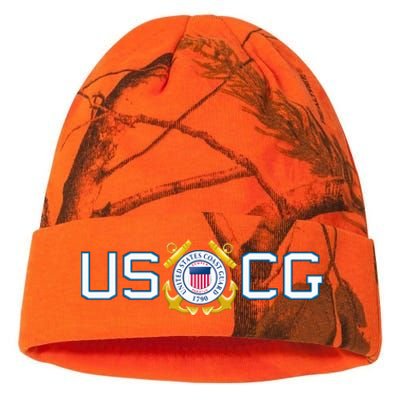 US UNITED STATES COAST GUARD USCG ANCHOR EMBLEM SEAL LOGO Kati Licensed 12" Camo Beanie