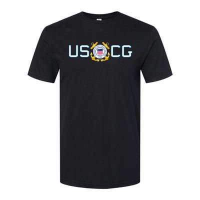 US UNITED STATES COAST GUARD USCG ANCHOR EMBLEM SEAL LOGO Softstyle® CVC T-Shirt