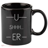 U.S.H.E.R 11oz C Handle Ceramic Mug