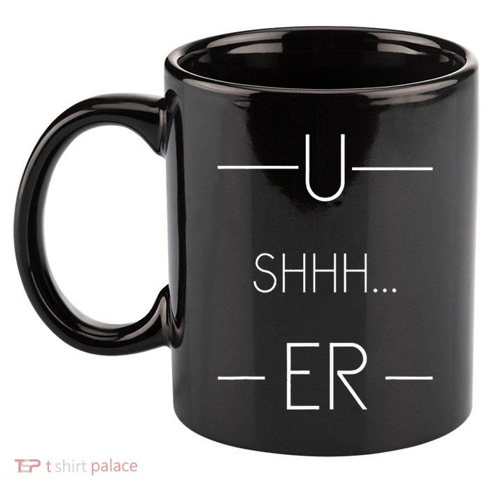 U.S.H.E.R 11oz C Handle Ceramic Mug