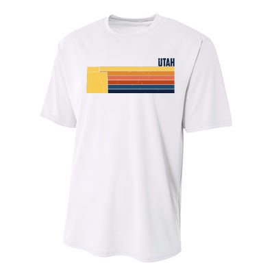 Retro Vintage Utah Performance Sprint T-Shirt