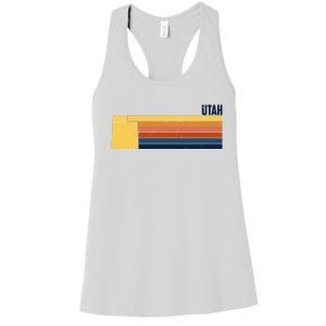 Retro Vintage Utah Women's Racerback Tank