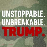 Unstoppable Unbreakable Trump Quote Legacy Tie Dye Trucker Hat