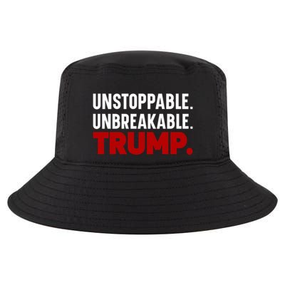 Unstoppable Unbreakable Trump Quote Cool Comfort Performance Bucket Hat
