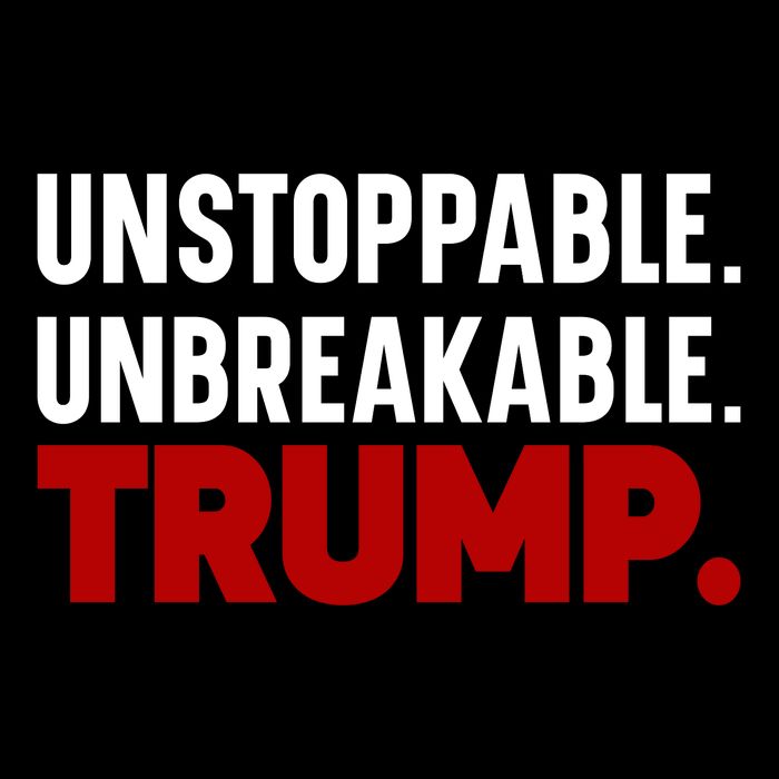 Unstoppable Unbreakable Trump Quote Button