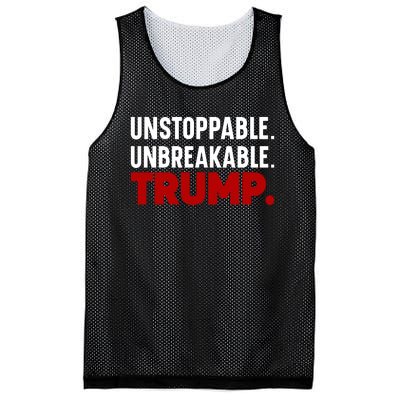 Unstoppable Unbreakable Trump Quote Mesh Reversible Basketball Jersey Tank