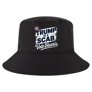 Uaw Union Trump Is A Scab Vote Kamala Harris Funny Cool Comfort Performance Bucket Hat