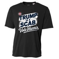 Uaw Union Trump Is A Scab Vote Kamala Harris Funny Cooling Performance Crew T-Shirt