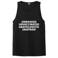 Unmasked Unvaccinated Unapologetic Unafraid PosiCharge Competitor Tank
