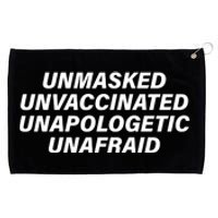 Unmasked Unvaccinated Unapologetic Unafraid Grommeted Golf Towel