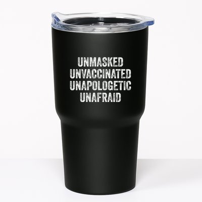 Unmasked Unvaccinated Unapologetic Unafraid Tumbler