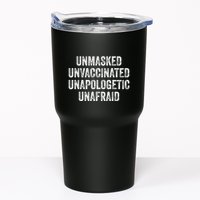 Unmasked Unvaccinated Unapologetic Unafraid Tumbler