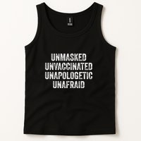 Unmasked Unvaccinated Unapologetic Unafraid Tank Top