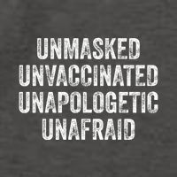 Unmasked Unvaccinated Unapologetic Unafraid Vector Backpack
