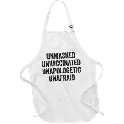 Unmasked Unvaccinated Unapologetic Unafraid Apron