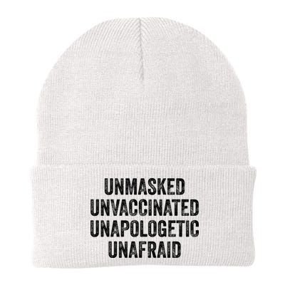 Unmasked Unvaccinated Unapologetic Unafraid Beanie