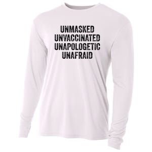 Unmasked Unvaccinated Unapologetic Unafraid Cooling Performance Long Sleeve Crew