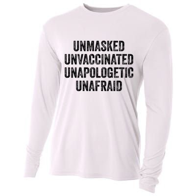 Unmasked Unvaccinated Unapologetic Unafraid Cooling Performance Long Sleeve Crew