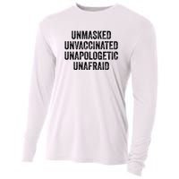 Unmasked Unvaccinated Unapologetic Unafraid Cooling Performance Long Sleeve Crew