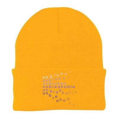 Unbroken Unbreakable Unbreakable Warrior Collection (Ltd) Great Gift Knit Cap Winter Beanie