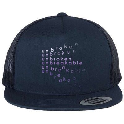 Unbroken Unbreakable Unbreakable Warrior Collection (Ltd) Great Gift Flat Bill Trucker Hat