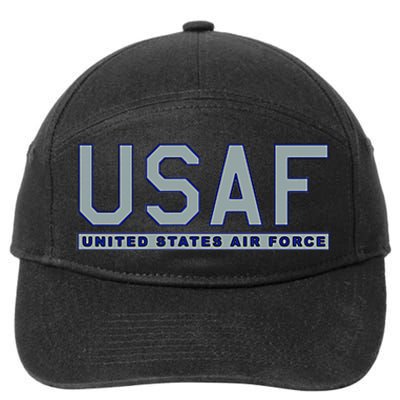 Usaf Us United States 7-Panel Snapback Hat