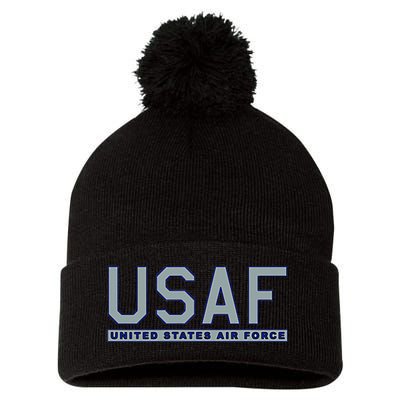 Usaf Us United States Pom Pom 12in Knit Beanie